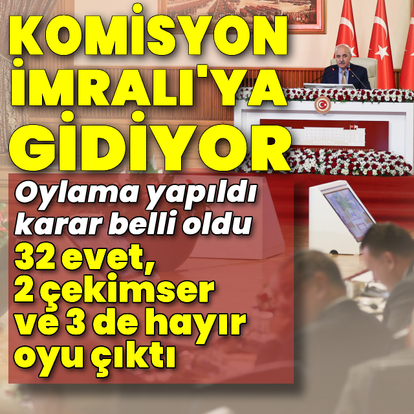 Süreç Komisyonu İmralı'ya gidiyor