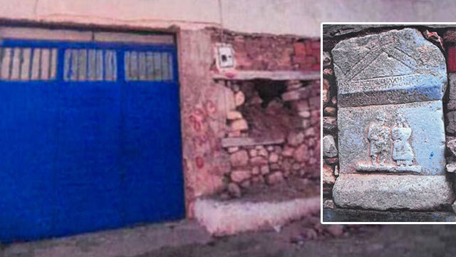 Tarihi eser evin duvarındaydı... Ne yaptın muhtar?