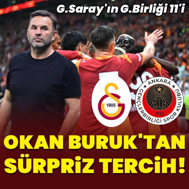 Galatasaray'ın G.Birliği 11'i