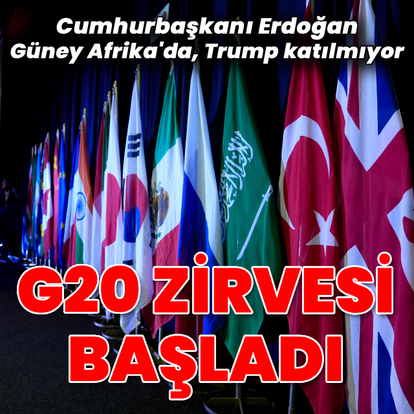 G20 Zirvesi başladı: Trump zirvede yok