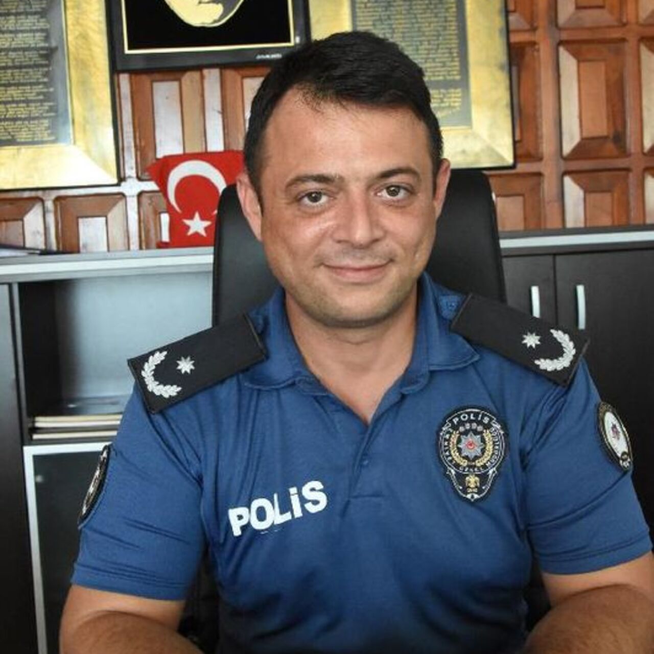 Emniyet müdürü yangında can verdi