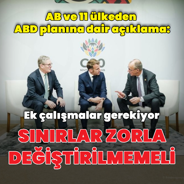 AB ve 11 ülkeden açıklama