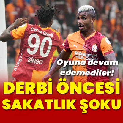Galatasaray şokta: 40 dakikada 2 sakatlık