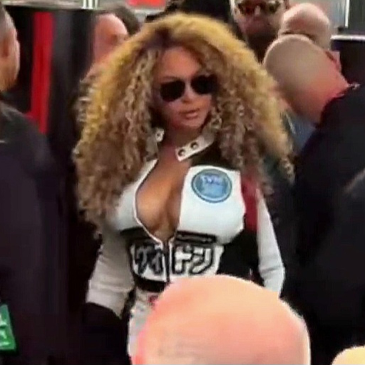 Beyonce F1 yarışında