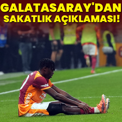 Galatasaray'dan sakatlık açıklaması!