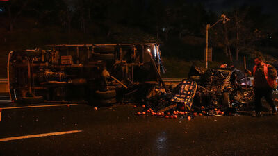 TEM Otoyolu'nda kaza: 2 yaralı