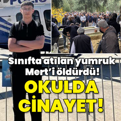 Sınıfta atılan yumruk öldürdü! Okulda cinayet!