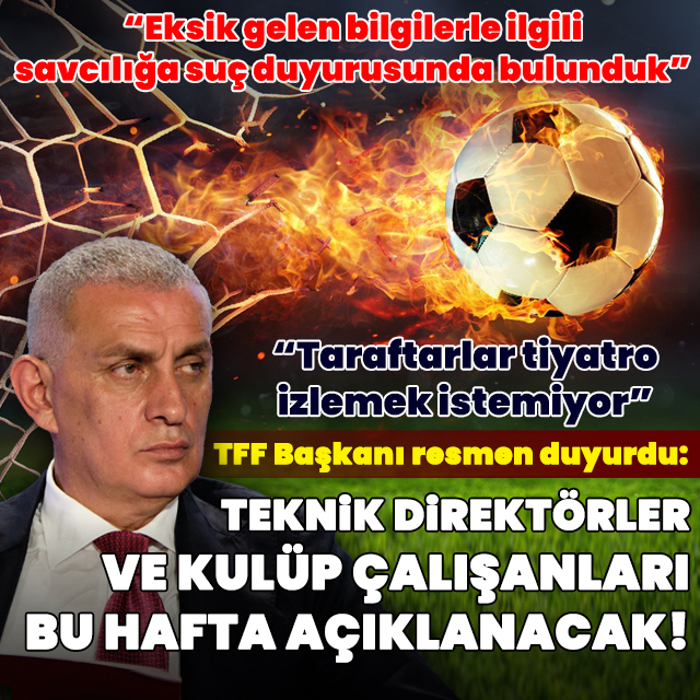 "Eksik gelen bilgilerle ilgili suç duyurusunda bulunduk!"