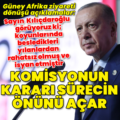 Cumhurbaşkanı Erdoğan'dan Terörsüz Türkiye açıklaması