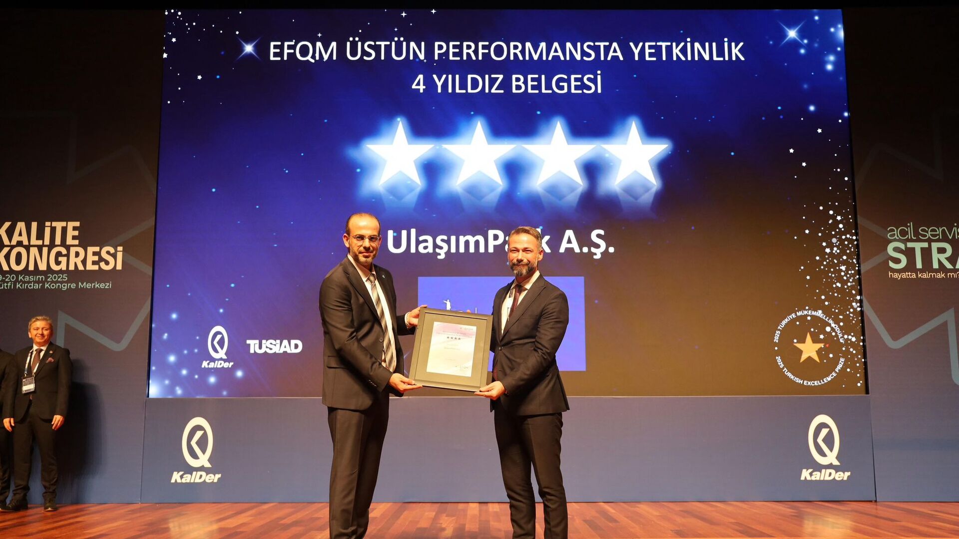UlaşımPark EFQM'den 4 Yıldız Aldı: Toplu Ulaşımda Kalite Tescillendi