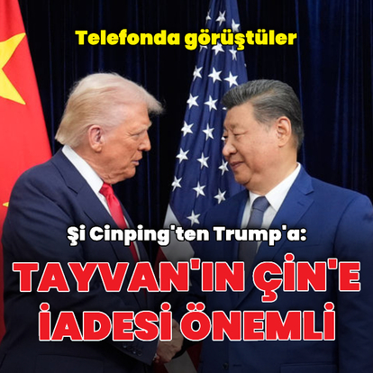 "Tayvan'ın Çin'e iadesi önemli"