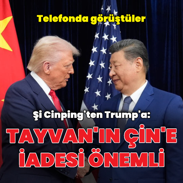 "Tayvan'ın Çin'e iadesi önemli"