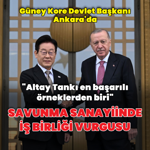 Cumhurbaşkanı Erdoğan, Güney Kore liderini ağırladı