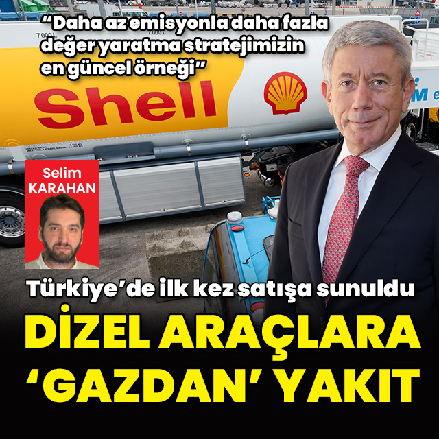 Dizel araçlara 'gazdan' yakıt