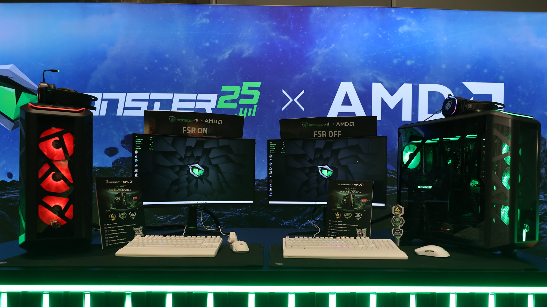 Monster AMD İş Birliğiyle Yeni Nesil Masaüstü Bilgisayarlarını Tanıttı
