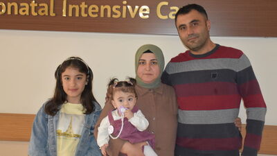 Prematüre doğan 570 gramlık Ayliz Nida 1 yaşına ulaştı
