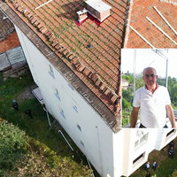 4 katlı binanın çatısına çıktı... Öldüren tamirat!