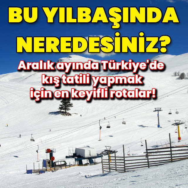 Bu yılbaşında neredesiniz?