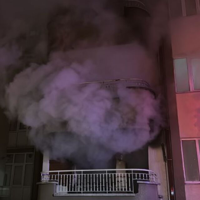 Kütahya'da evde yangın: 1 ölü, 1 yaralı