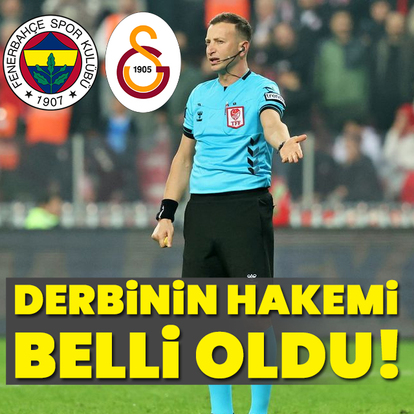 F.Bahçe-G.Saray derbisinin hakemi belli oldu!