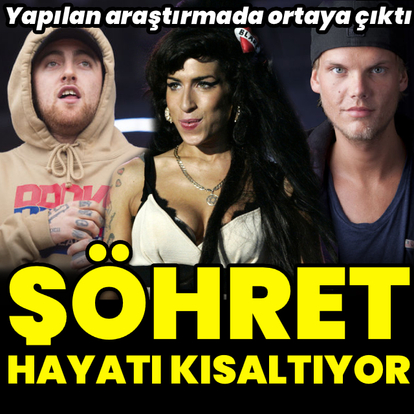 Şöhret, müzisyenlerin ömrünü kısaltıyor