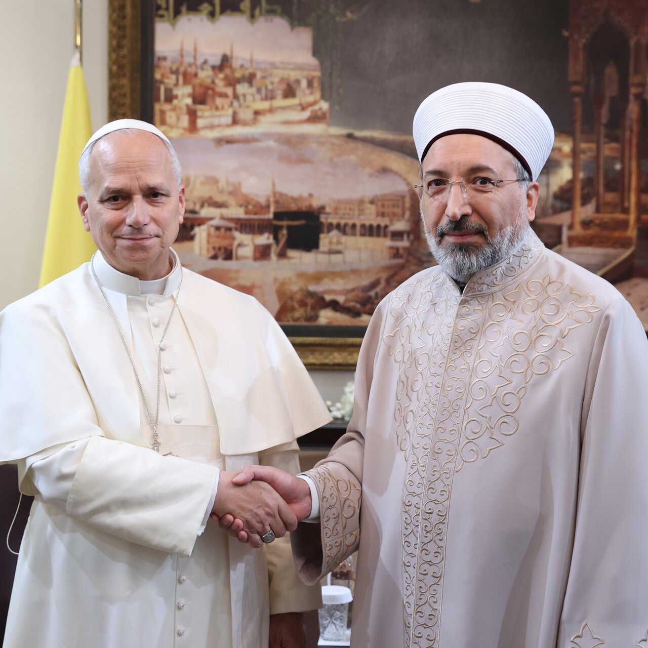 Papa'dan Diyanet İşleri Başkanı'na ziyaret