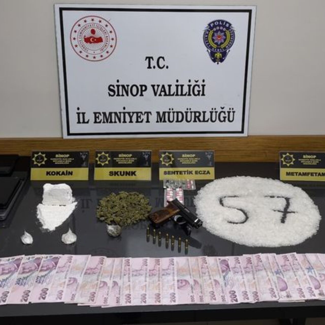 Sinop'ta uyuşturucu operasyonu: 7 tutuklama