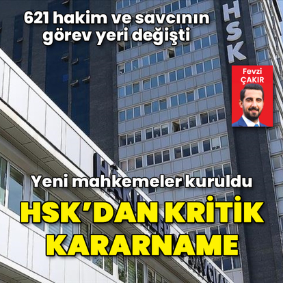 HSK'dan kritik kararname!