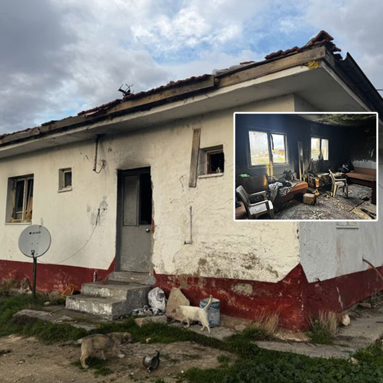 Uyurken gelen ölüm... Eski kocası ile sevgilisinin evini ateşe verdi!