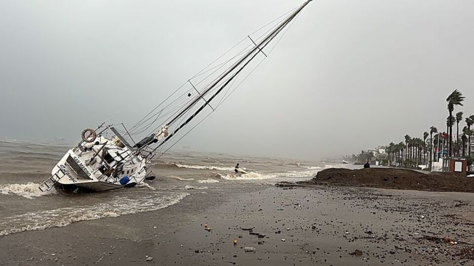 Marmaris'te hortum korkuttu
