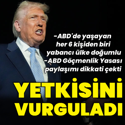 Trump "yetkisini" vurguladı