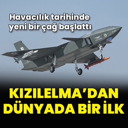 Bayraktar KIZILELMA'dan dünyada bir ilk