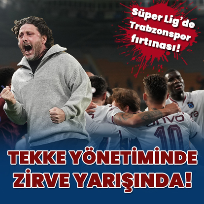 Fatih Tekke yönetiminde zirve yarışında!