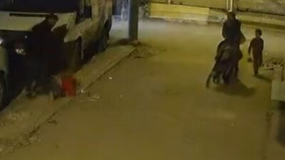 Kızını yere fırlatan babaya kelepçe!