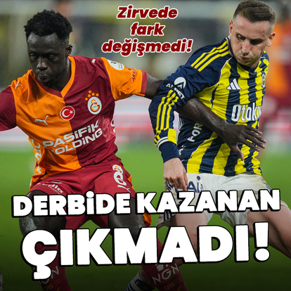 Kadıköy'de kazanan çıkmadı: Zirvede fark değişmedi!