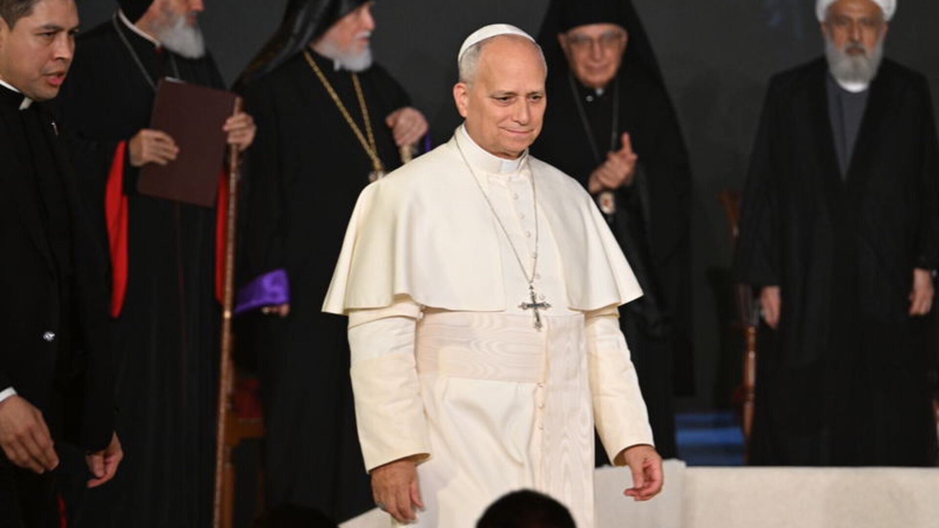 Papa 14. Leo Lübnan'da: Beyrut'ta Dinler Arası Barış Vurgusu