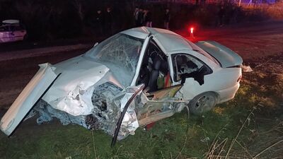 Amasya'da iki otomobil çarpıştı: 8 yaralı