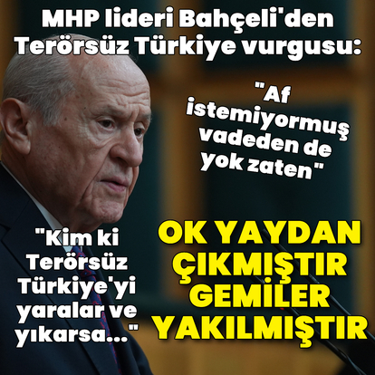 "Ok yaydan çıkmıştır, gemiler yakılmıştır"