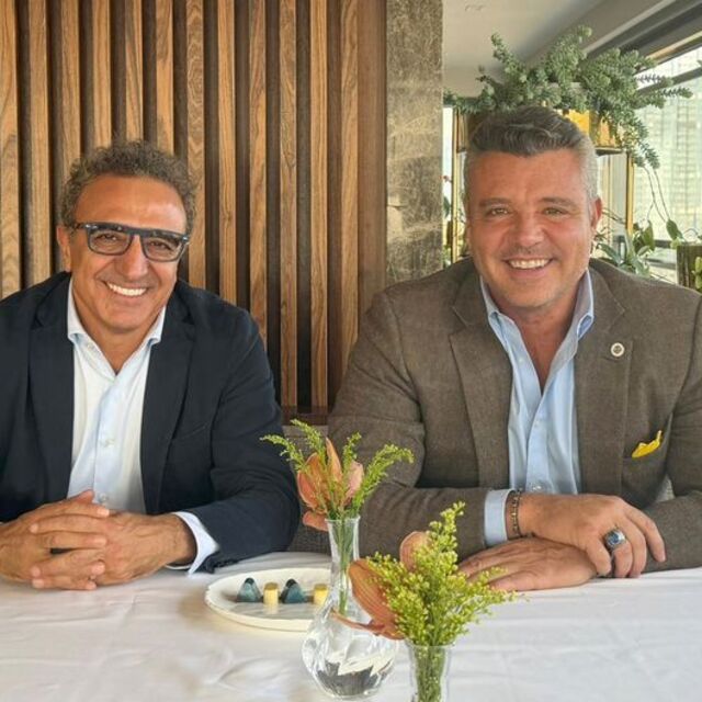 Sadettin Saran, Hamdi Ulukaya ile bir araya geldi