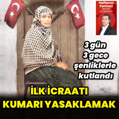 İlk icraatı kumarı yasaklamak