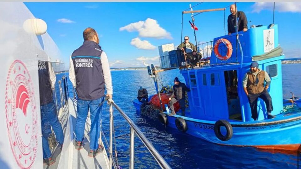 525 kilogram balığa el konuldu!