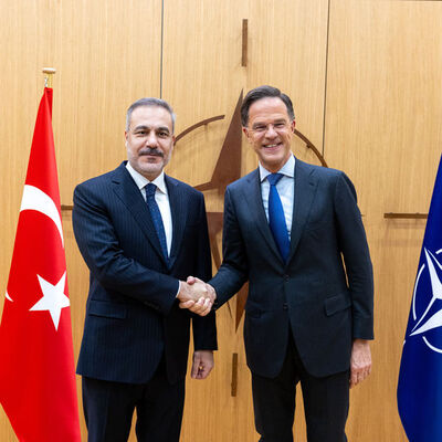 Bakan Fidan Rutte ile görüştü