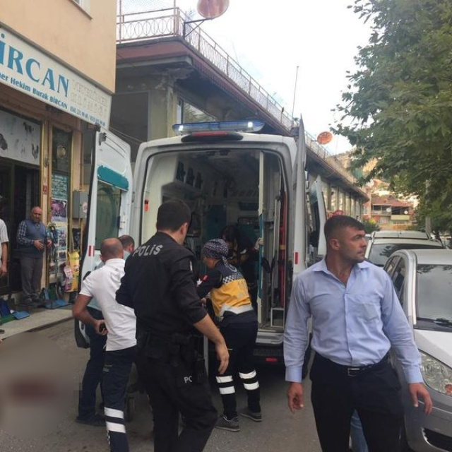 Düşmeden önce 112'yi aramış!