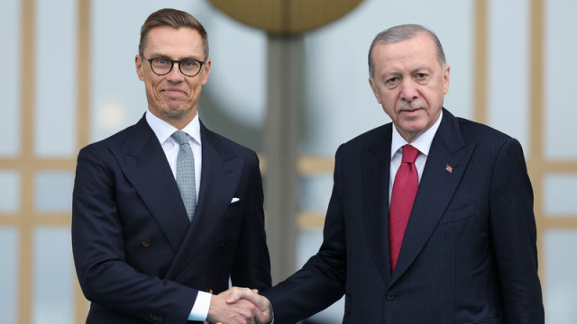 Cumhurbaşkanı Erdoğan, Stubb ile görüştü