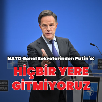 "Hiçbir yere gitmiyoruz"