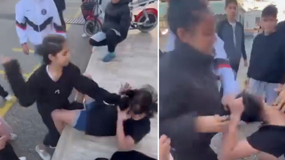 Kız öğrenciye tekmeli yumruklu darp! Okul bahçesinde akran dehşeti!