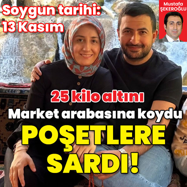 Soygun tarihi: 13 Kasım... Market arabasına koydu! Siyah poşetlere sardı!