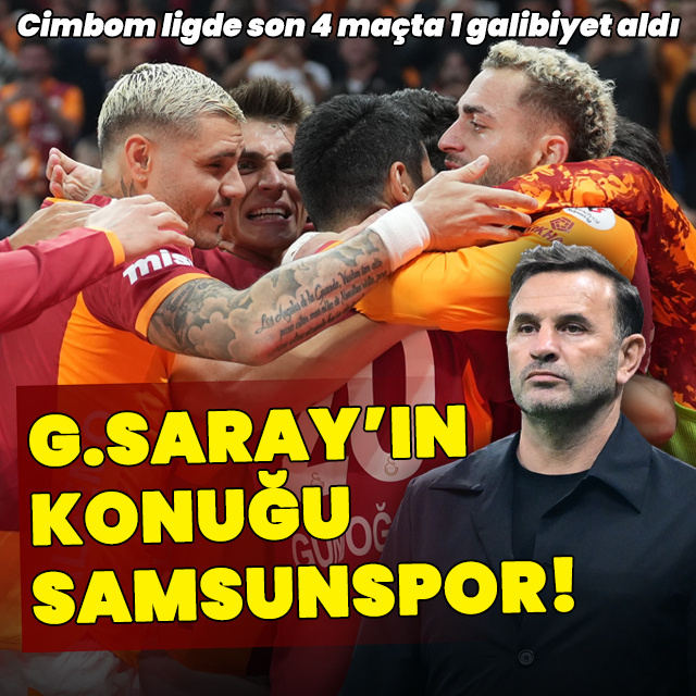 G.Saray'ın konuğu Samsunspor!