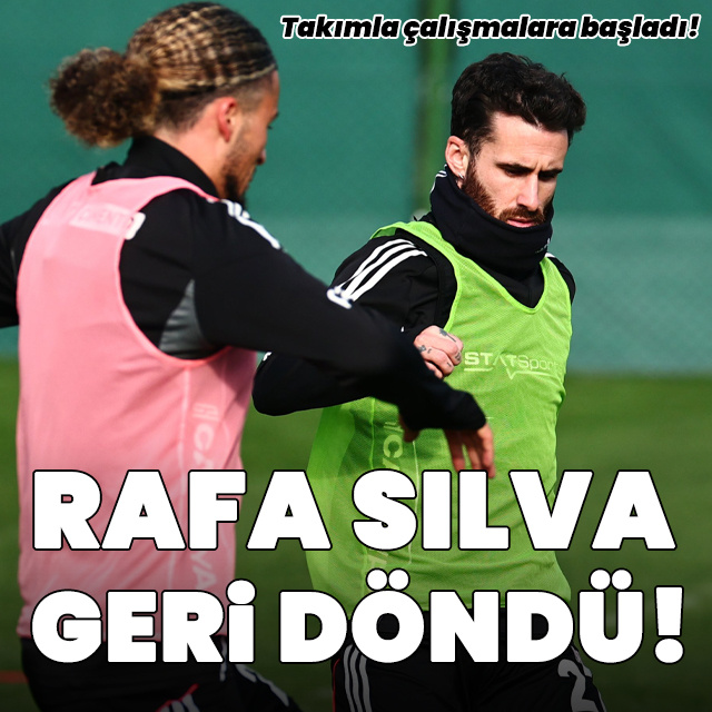 Rafa Silva'da mutlu son!