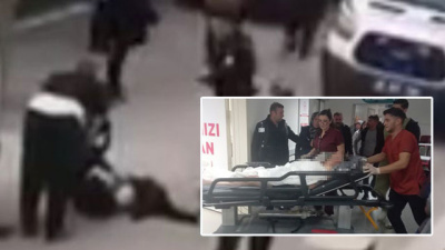 Göğsündeki bıçakla hastaneye kaldırıldı!